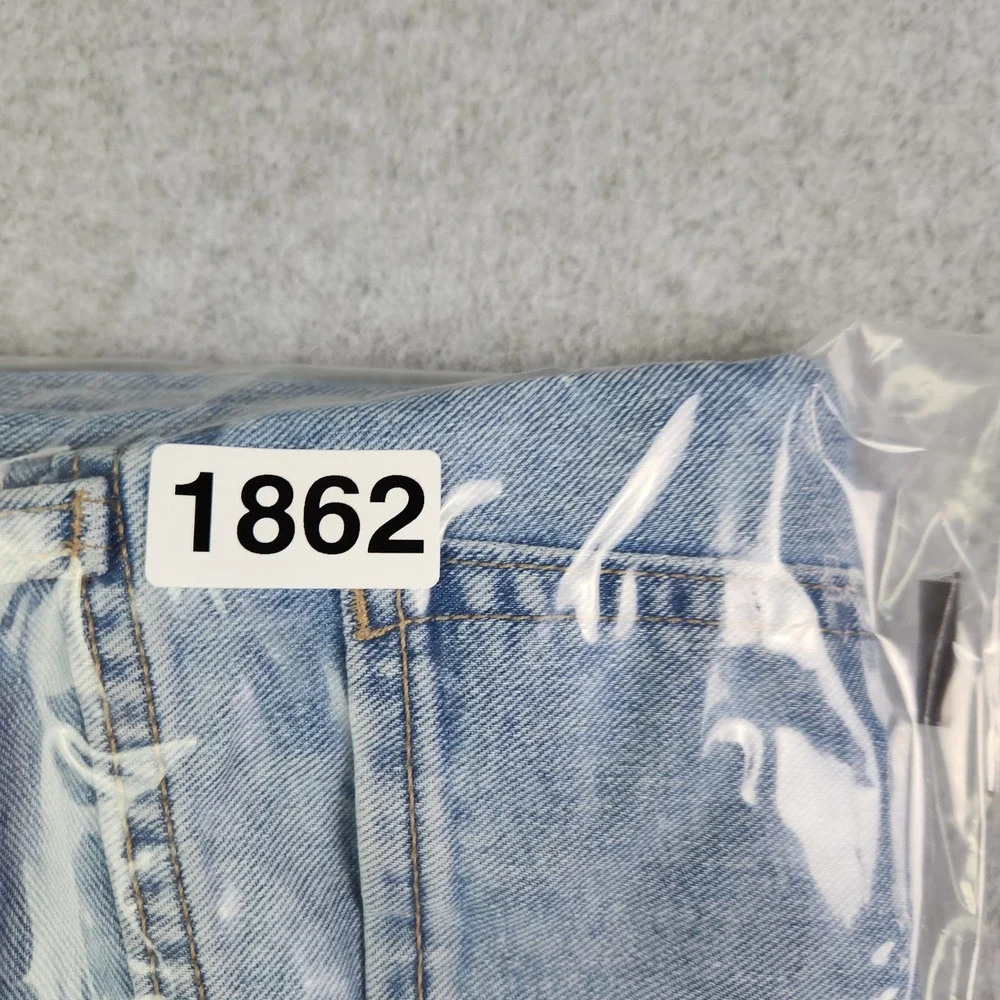 Old Navy Jeans Girls Size 8 Blue Denim Baggy Wide Leg High‎ Rise Built-In Tough